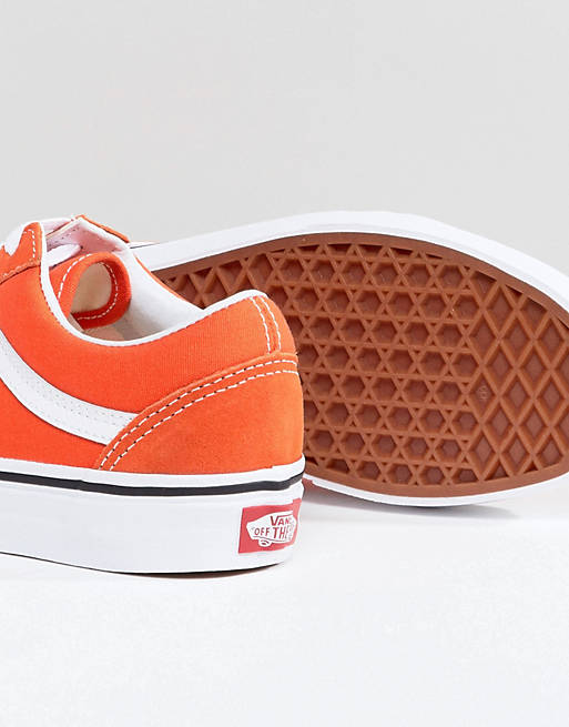 Vans Old Skool Sneakers In Orange كفرات جمس