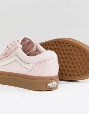 Vans Old Skool Sneakers In Pink Fuzzy 