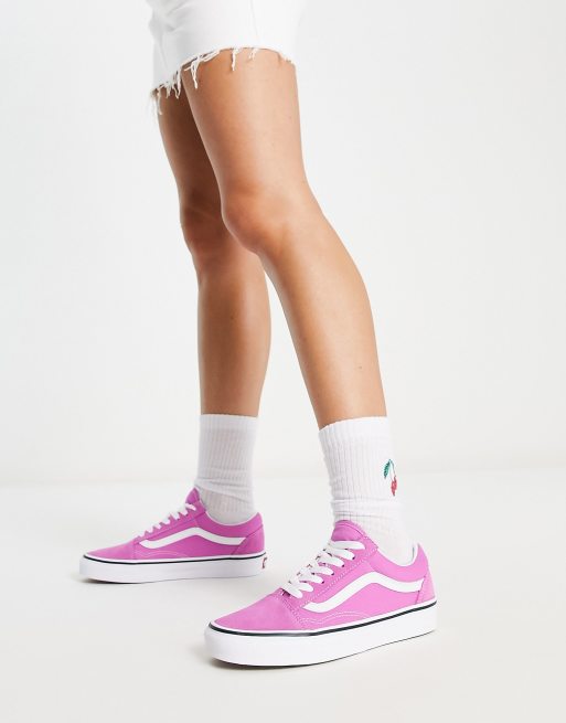 Nieuwe aankomst Luipaard geur Vans Old Skool Sneakers In Pink | ASOS