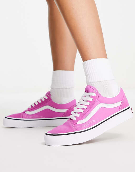 Vans old cheap skool pink womens