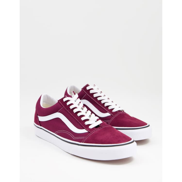 Women's shoes Vans Old Skool Burgundy/ True White