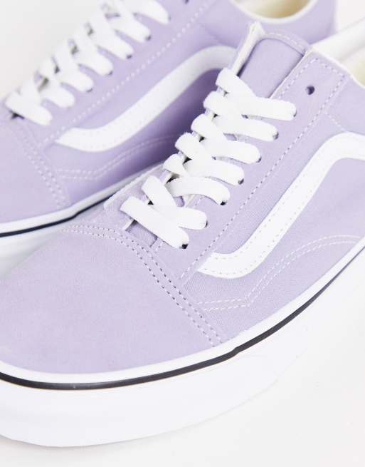 Lavender vans old skool best sale