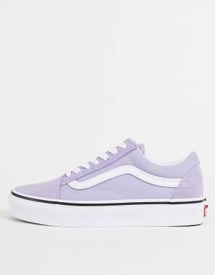 violet vans old skool