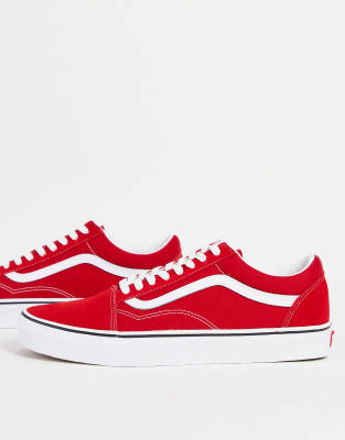 vans trainers red