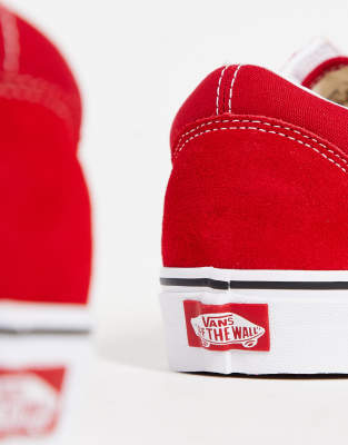vans trainers red