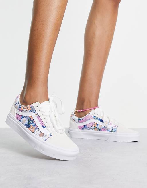 Floral vans outlet old skool