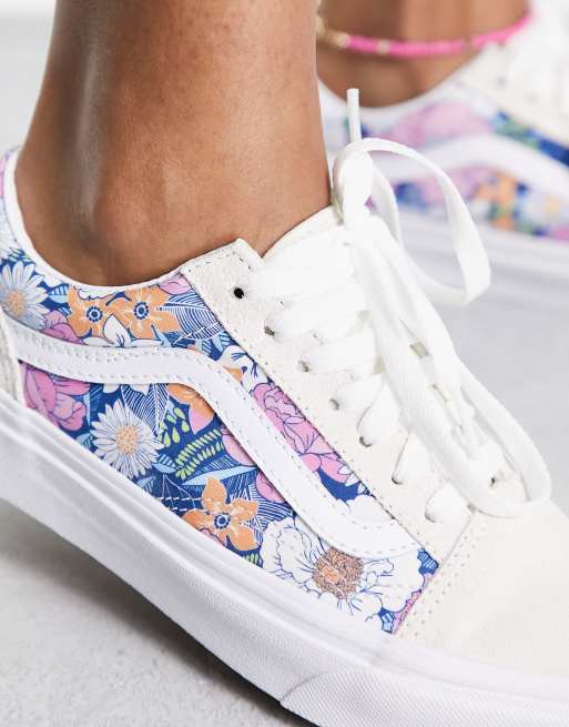 Floral vintage hot sale vans