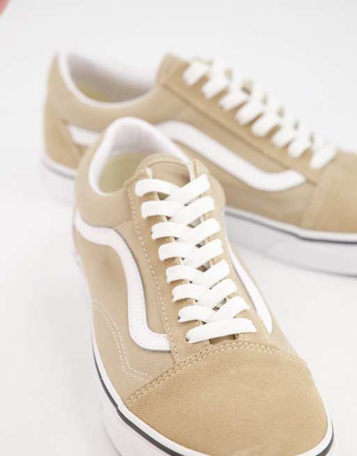 Old school cheap vans khaki