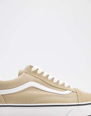 vans tan old skool trainers