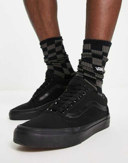 Vans Old Skool sneakers triple black | ASOS