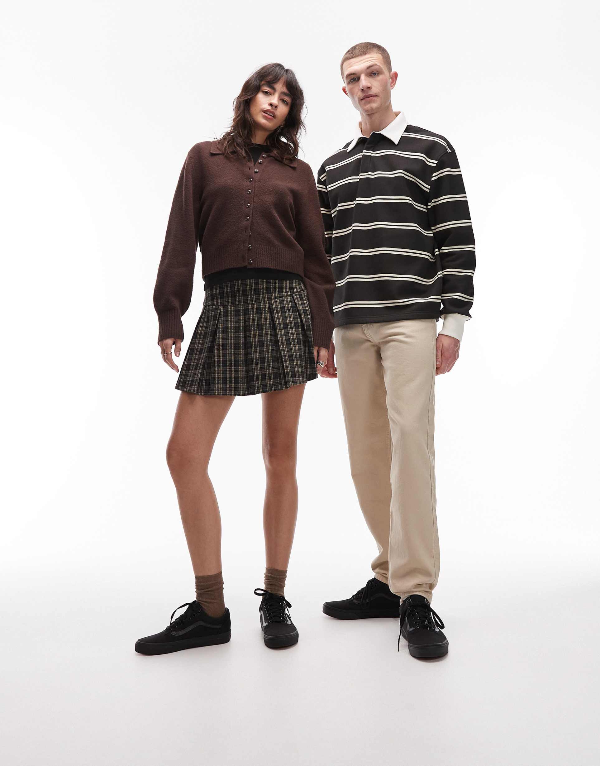 vans old skool sneakers in triple black