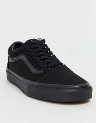 black grey vans old skool