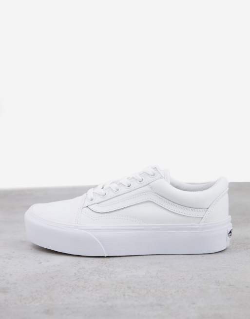 Vans Old Skool sneakers in white | ASOS