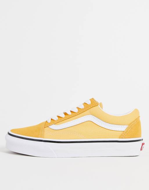 Vans Old Skool sneakers in yellow and white 