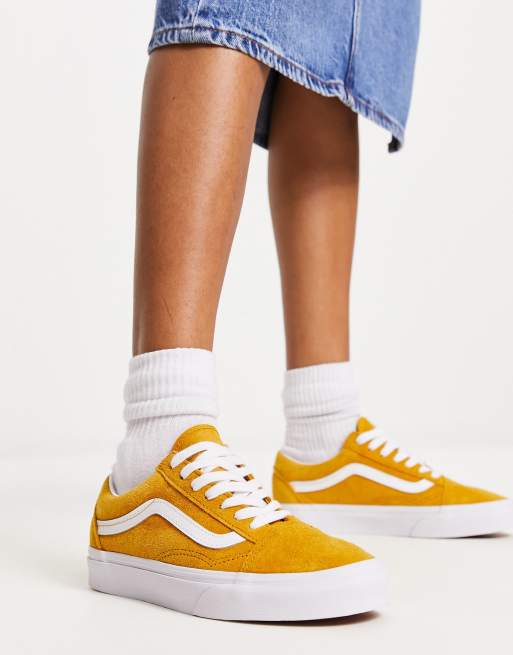 Vans store sneakers yellow