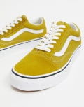 [Vans] Vans Old Skool sneakers in yellow 6 Olive oil/true white