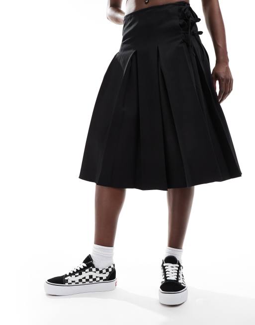 Vans Old Skool - Sneakers met plateauzool en dambordprint in zwart/wit  , 4 van 5