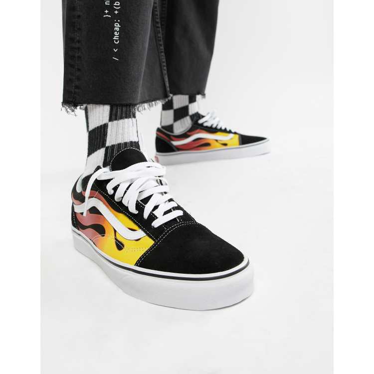 Vans hot sale fiamme basse