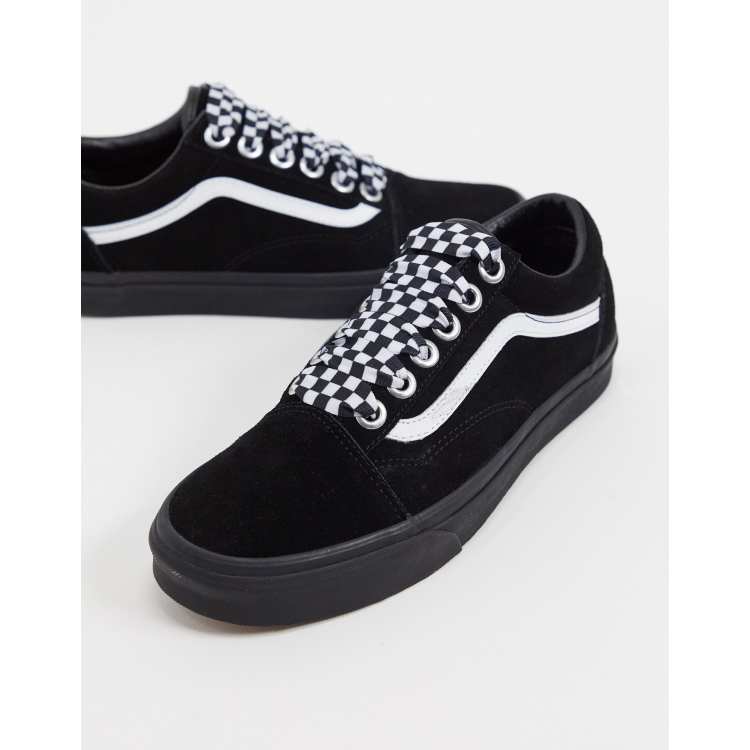 Vans old skool lacci cheap neri