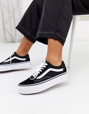 vans old skool tutte nere