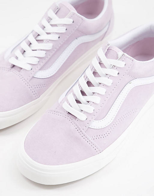 Vans - Old Skool - Sneakers rosa in pelle scamosciata زيت زيتون الجوف