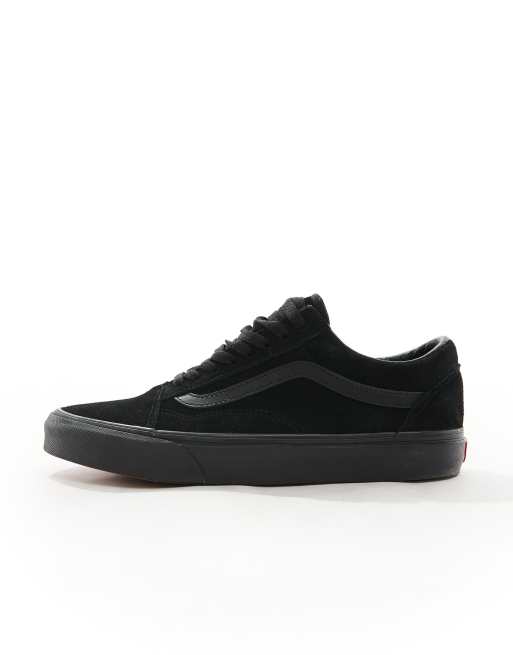 Vans Old Skool - Sneakers van suède in drievoudig zwart, 2 van 5