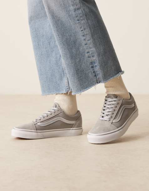 Vans Old Skool sneakers with metallic detailing in grey - view 1