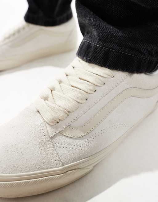 Vans Old Skool sneakers with oversized laces in marshmallow