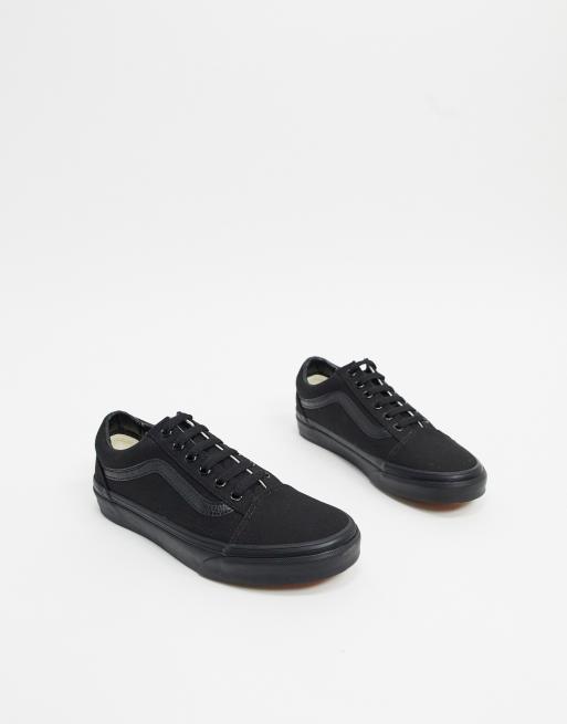 Vans Old Skool - Sorte sneakers 