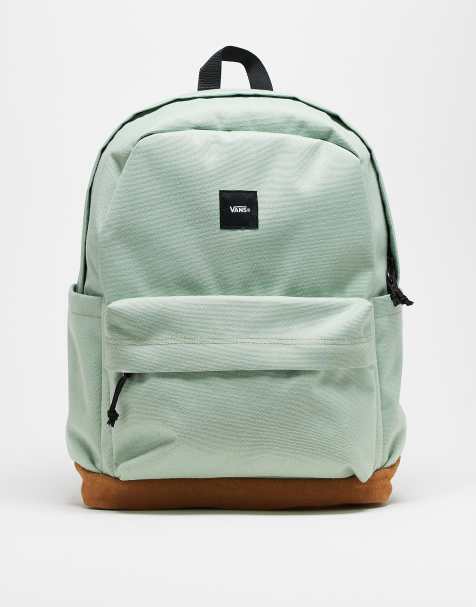 Vans – Old Skool – Sport-Rucksack in Grau-Olivgrün - view 1