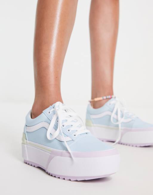 Vans - Old Skool Stacked - Baskets - Multicolore pastel 