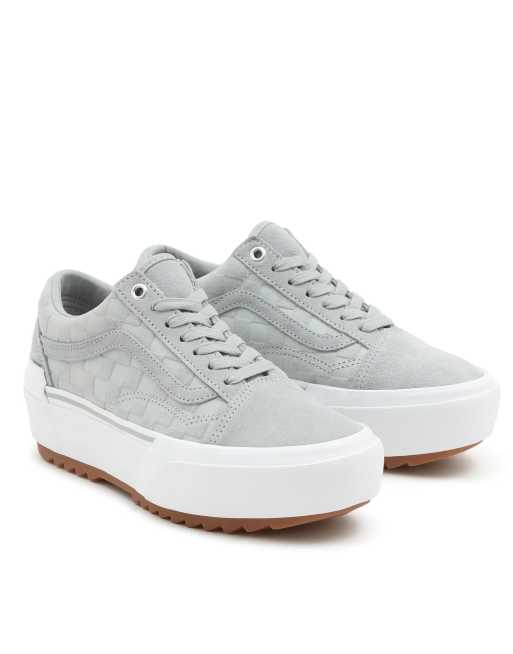 Vans grey hot sale check