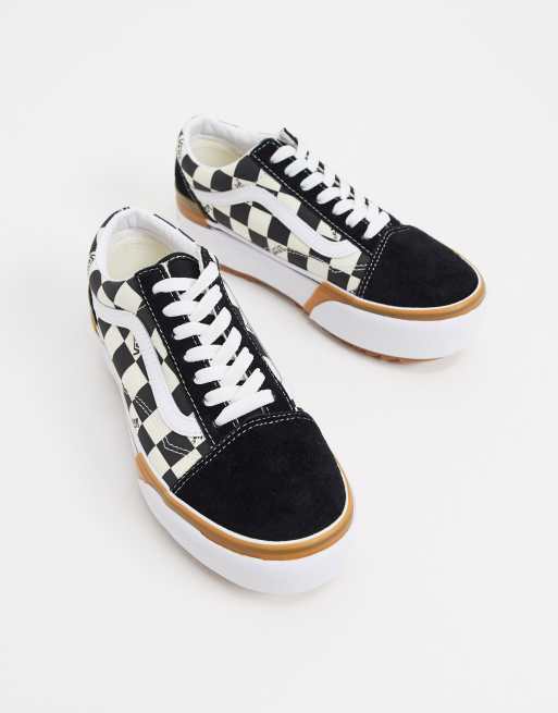 Vans Old Skool Stacked Sneaker mit Schachbrettmuster ASOS