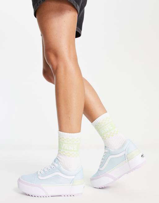 Vans - Old Skool Stacked - Sneakers i multifarvede pastelfarver 