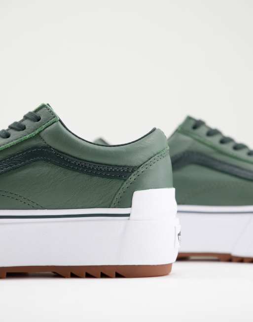 Vans old outlet skool verde scuro