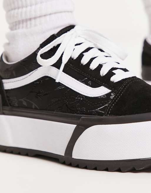 Black and white tie dye vans hotsell