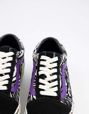 zebra print vans shoes