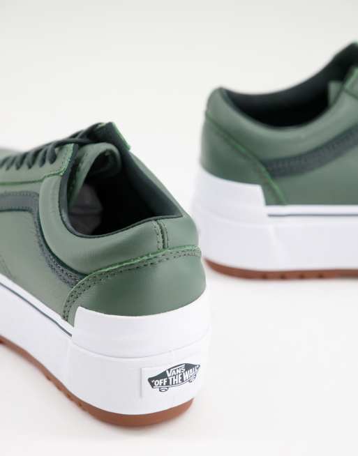 Vans old skool lite lx green sale