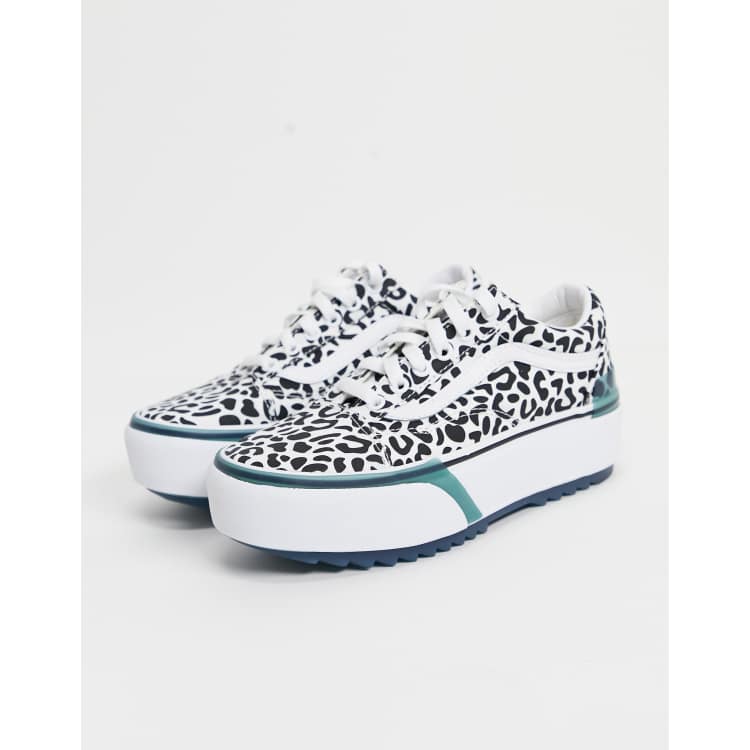 Vans old skool outlet leopardate