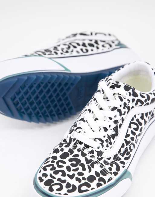 vans basse leopardate