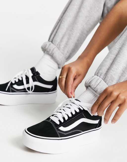 Vans noir outlet brillante