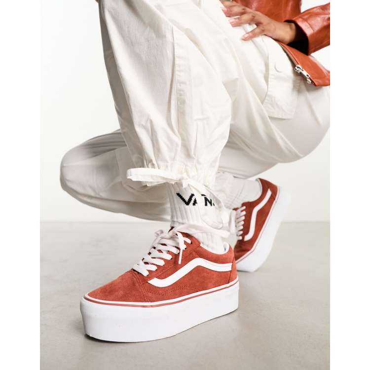 Vans old 2025 skool burnt orange