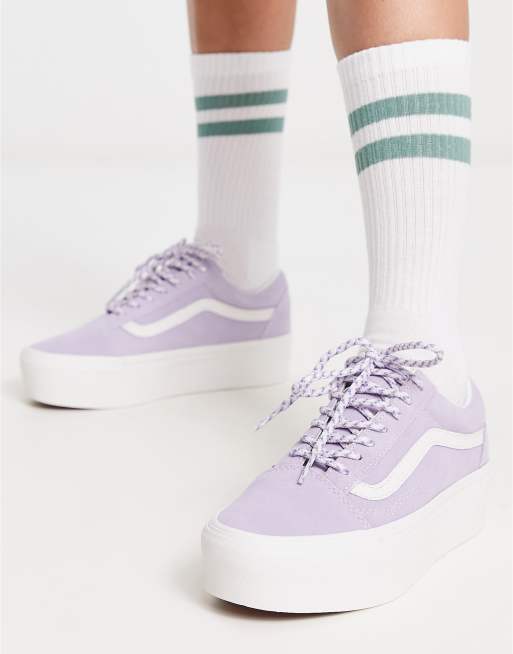 Vans Old Skool Stackform Sneaker in Flieder