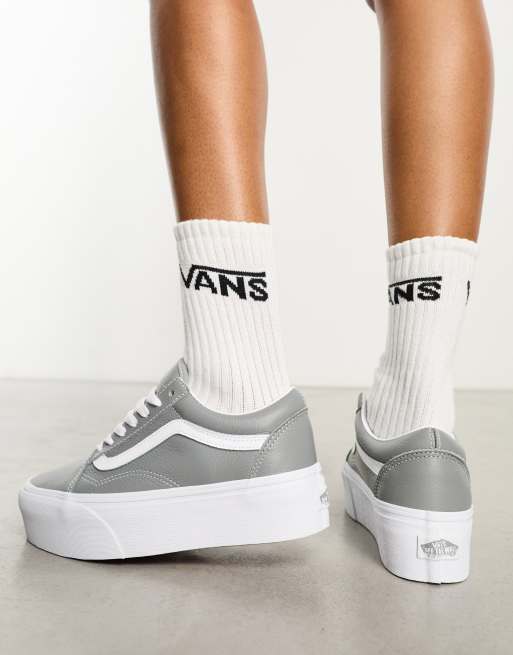 Vans old outlet skool platform womens