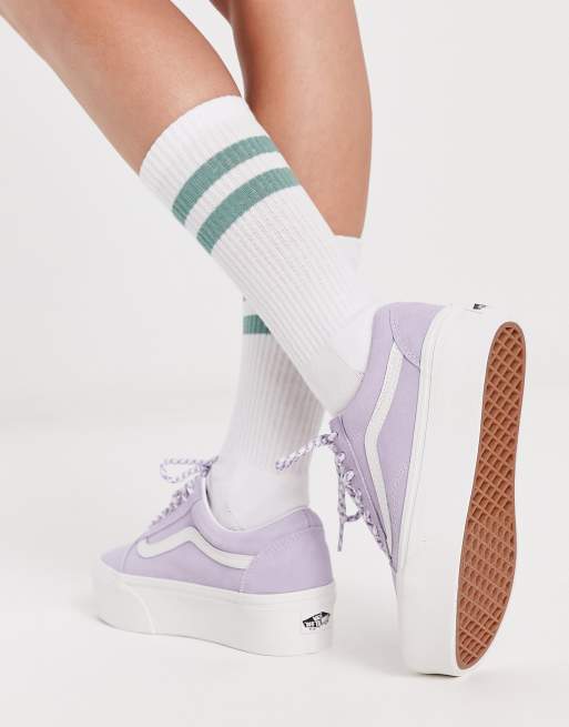 Vans Old Skool Stackform sneakers in purple ASOS