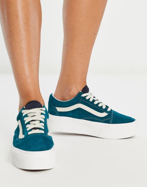 Teal old skool on sale vans