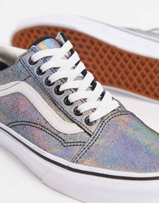 Vans iridescent old skool sneaker sale