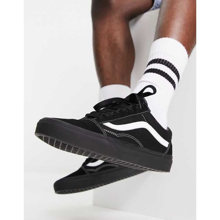 marmor ekskrementer Site line Vans Old Skool suede sneakers in black | ASOS