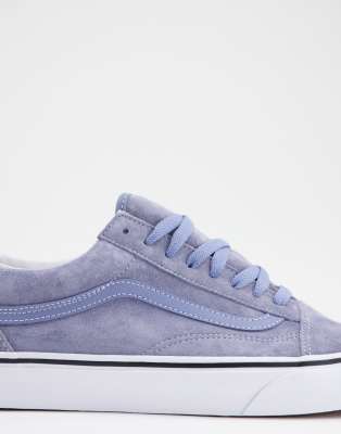 light blue suede vans