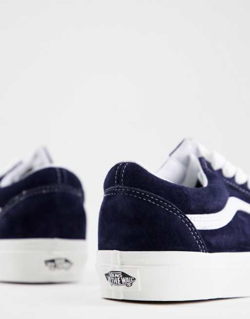 Dark blue suede discount vans